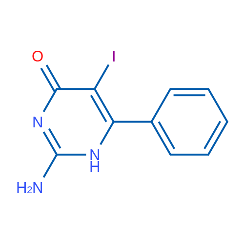 2-Amino-5-iodo-6-phenylpyrimidin-4(1H)-one 1g