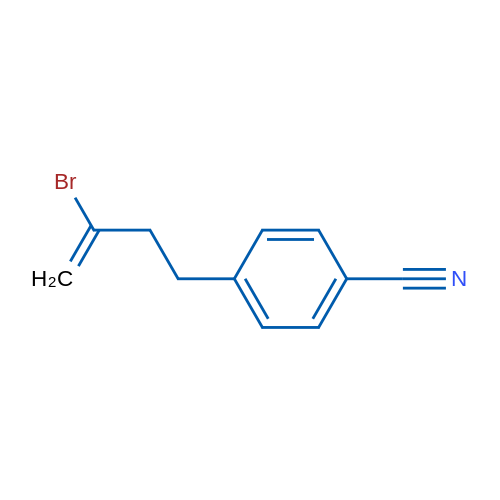 2-Bromo-4-(4-cyanophenyl)-1-butene 1g