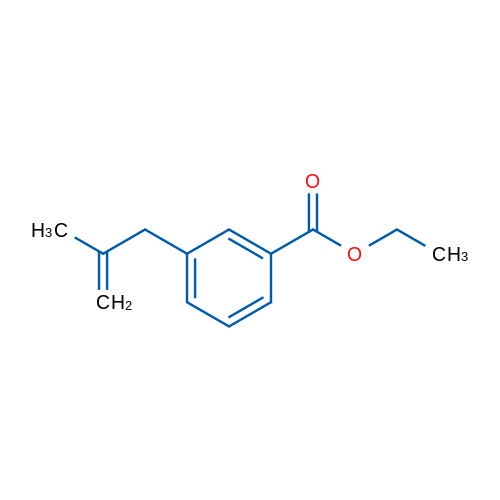 3-(3-Carboethoxyphenyl)-2-methyl-1-propene 1g