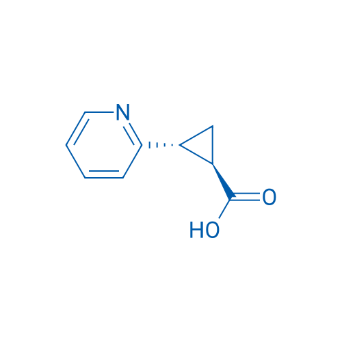 trans-2-(Pyridin-2-yl)cyclopropanecarboxylic acid 100mg