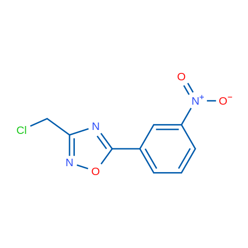 3-(Chloromethyl)-5-(3-nitrophenyl)-1,2,4-oxadiazole 1g