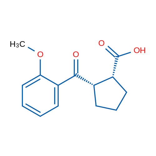 cis-2-(2-Methoxybenzoyl)cyclopentane-1-carboxylic acid 1g