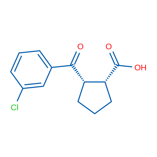 cis-2-(3-Chlorobenzoyl)cyclopentane-1-carboxylic acid 1g