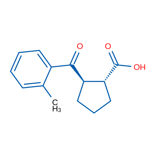 trans-2-(2-Methylbenzoyl)cyclopentane-1-carboxylic acid 1g