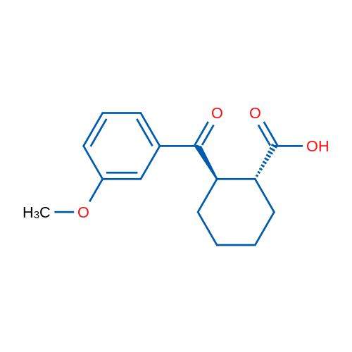trans-2-(3-Methoxybenzoyl)cyclohexane-1-carboxylic acid 1g