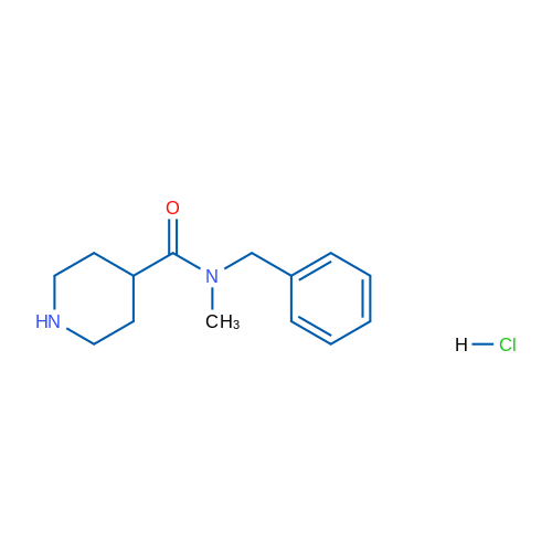 N-Benzyl-N-methylpiperidine-4-carboxamide hydrochloride 1g