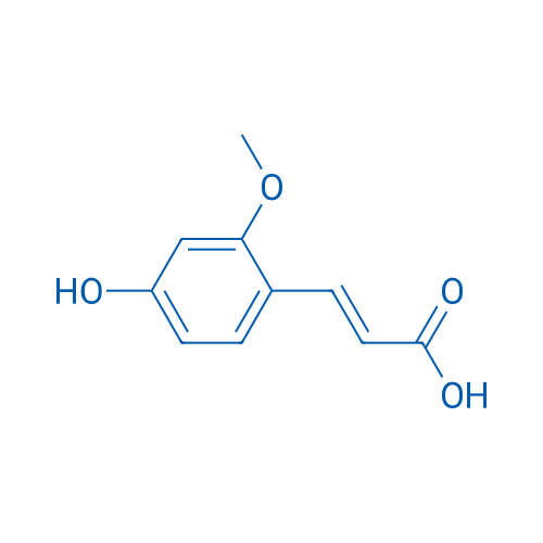 (E)-3-(4-Hydroxy-2-methoxyphenyl)acrylic acid 1g