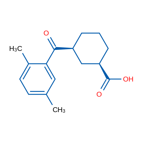 cis-3-(2,5-Dimethylbenzoyl)cyclohexane-1-carboxylic acid 1g