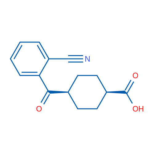 cis-4-(2-Cyanobenzoyl)cyclohexanecarboxylic acid 1g