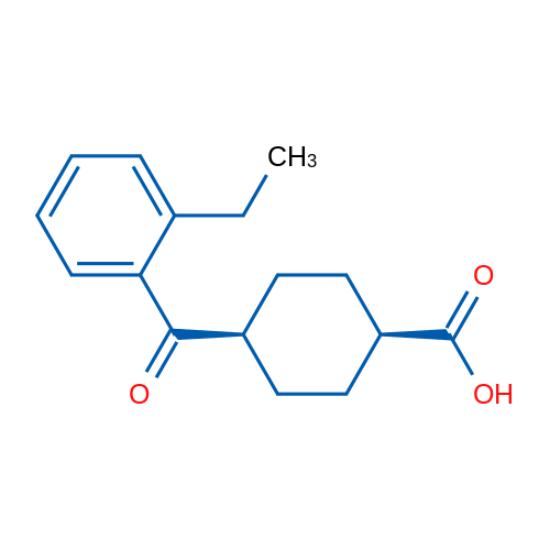 cis-4-(2-Ethylbenzoyl)cyclohexanecarboxylic acid 1g