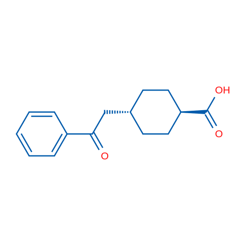 trans-4-(2-Oxo-2-phenylethyl)cyclohexanecarboxylic acid 1g
