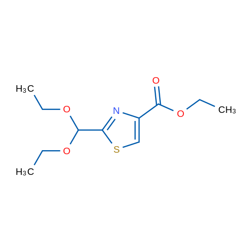 Ethyl 2-(diethoxymethyl)thiazole-4-carboxylate 1g