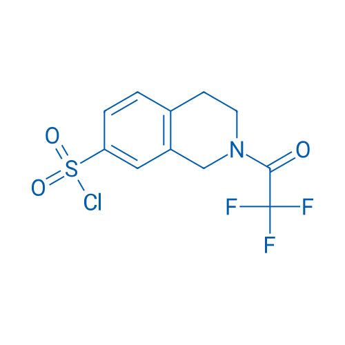 2-(2,2,2-Trifluoroacetyl)-1,2,3,4-tetrahydroisoquinoline-7-sulfonyl chloride 250mg