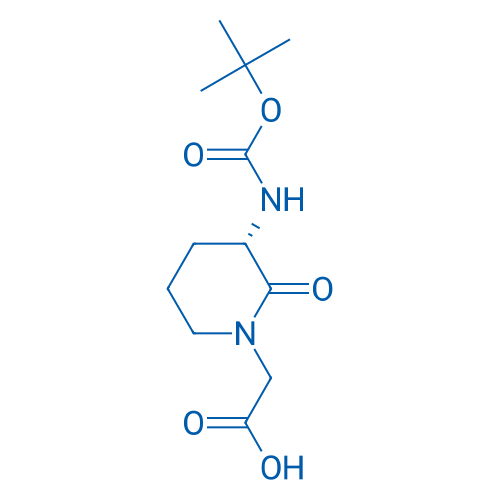 (S)-2-(3-((tert-Butoxycarbonyl)amino)-2-oxopiperidin-1-yl)acetic acid 1g