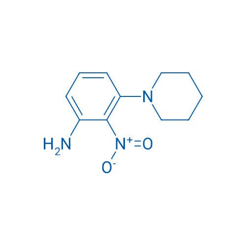 2-Nitro-3-(piperidin-1-yl)aniline 250mg