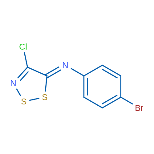 (5Z)-N-(4-Bromophenyl)-4-chloro-5H-1,2,3-dithiazol-5-imine 1g