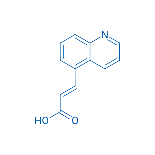 (E)-3-(Quinolin-5-yl)acrylic acid 250mg