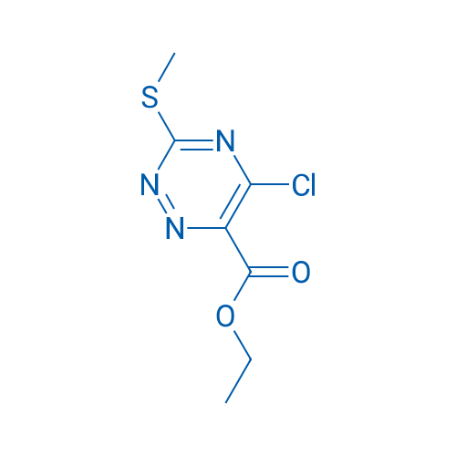 Ethyl 5-chloro-3-(methylthio)-1,2,4-triazine-6-carboxylate 10g