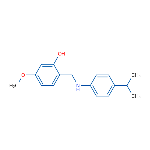 2-(((4-Isopropylphenyl)amino)methyl)-5-methoxyphenol 1g