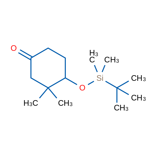 4-((tert-Butyldimethylsilyl)oxy)-3,3-dimethylcyclohexanone 1g