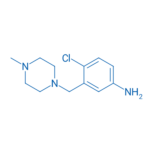 1-(2-Chloro-5-amino-benzyl)-4-methylpiperazine 250mg