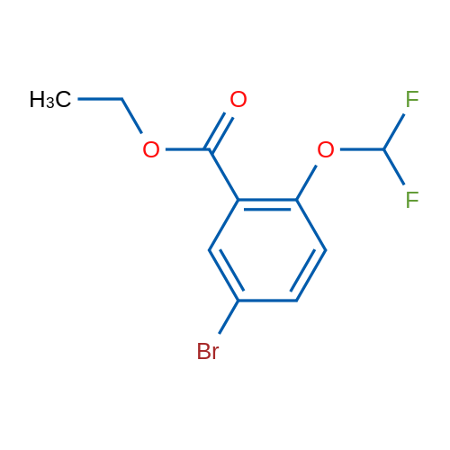 Ethyl 5-bromo-2-(difluoromethoxy)benzoate 5g