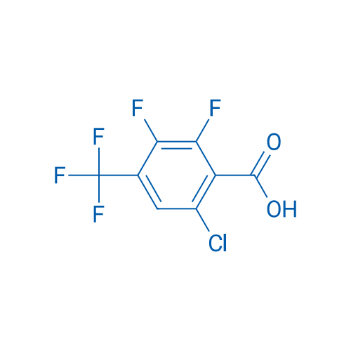 6-Chloro-2,3-difluoro-4-(trifluoromethyl)benzoic acid 1g