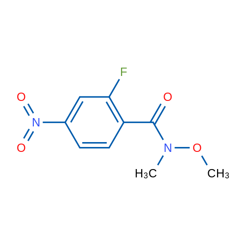 2-Fluoro-N-methoxy-N-methyl-4-nitrobenzamide 1g
