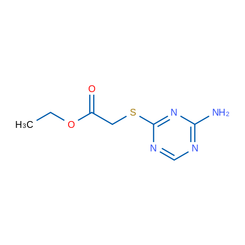 Ethyl 2-((4-amino-1,3,5-triazin-2-yl)thio)acetate 5g