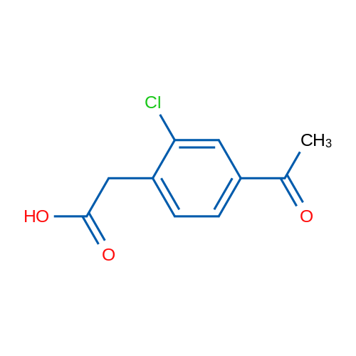 2-(4-Acetyl-2-chlorophenyl)acetic acid 1g