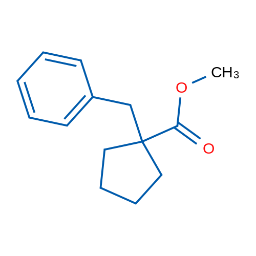 Methyl 1-benzylcyclopentanecarboxylate 1g
