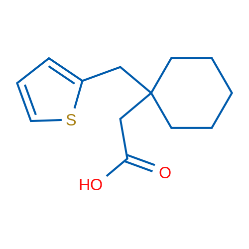 2-(1-(Thiophen-2-ylmethyl)cyclohexyl)acetic acid 1g