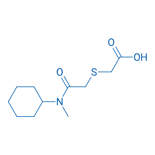 2-((2-(Cyclohexyl(methyl)amino)-2-oxoethyl)thio)acetic acid 1g