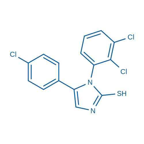 5-(4-Chlorophenyl)-1-(2,3-dichlorophenyl)-1H-imidazole-2-thiol 100mg