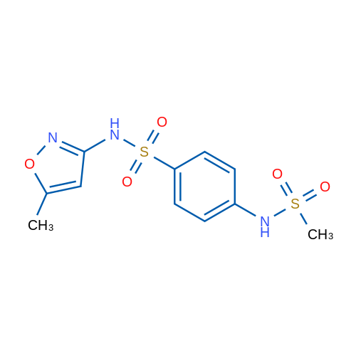 N-(5-Methylisoxazol-3-yl)-4-(methylsulfonamido)benzenesulfonamide 1g