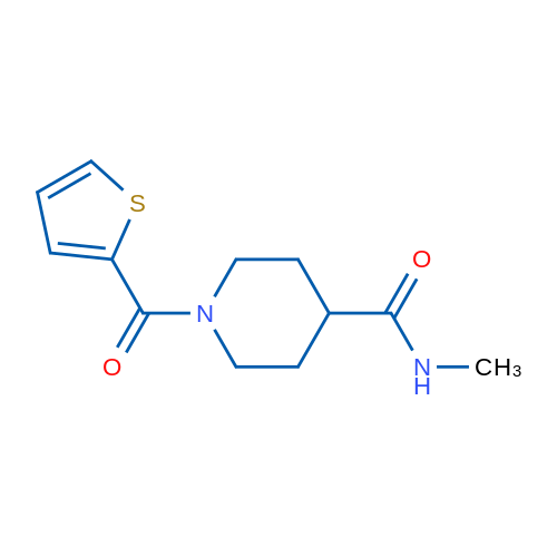 N-Methyl-1-(thiophene-2-carbonyl)piperidine-4-carboxamide 1g