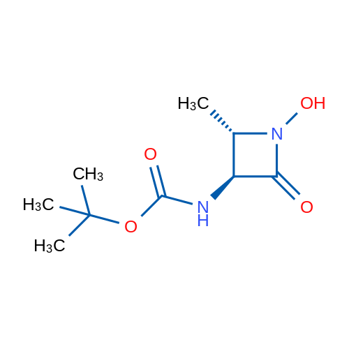tert-Butyl ((2S,3S)-1-hydroxy-2-methyl-4-oxoazetidin-3-yl)carbamate 1g