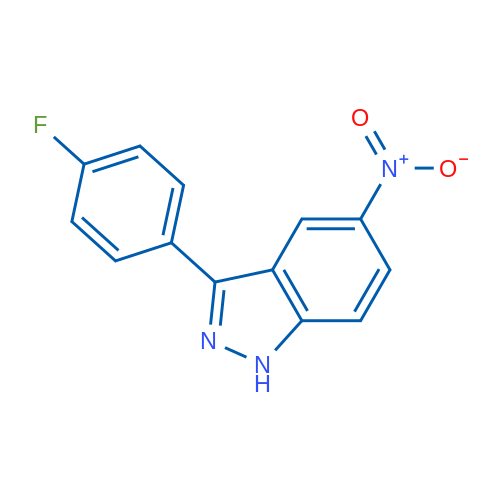 3-(4-Fluorophenyl)-5-nitro-1H-indazole 1g