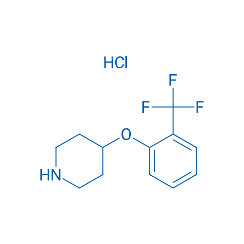 4-(2-(Trifluoromethyl)phenoxy)piperidine hydrochloride 250mg