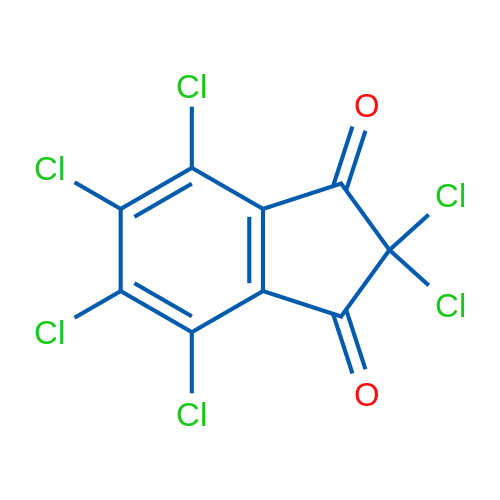 2,2,4,5,6,7-Hexachloro-1H-indene-1,3(2H)-dione 1g