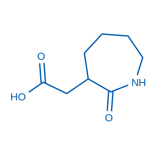 2-(2-oxoazepan-3-yl)acetic acid 50mg