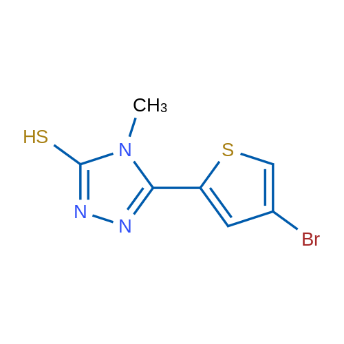 5-(4-Bromothiophen-2-yl)-4-methyl-4H-1,2,4-triazole-3-thiol 5g