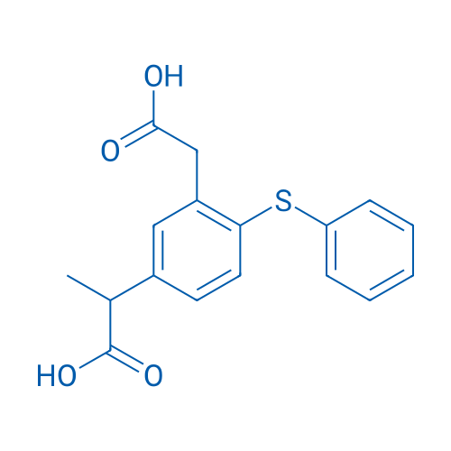 2-(3-(Carboxymethyl)-4-(phenylthio)phenyl)propanoic acid 5g