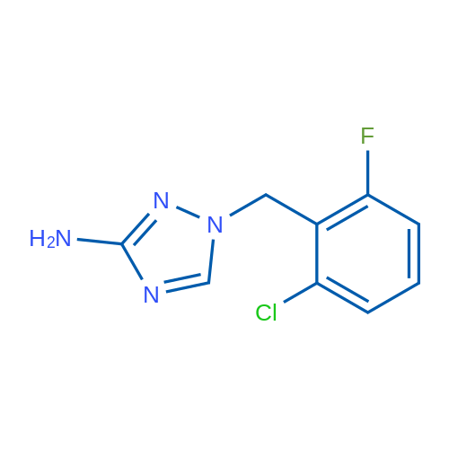 1-(2-Chloro-6-fluorobenzyl)-1H-1,2,4-triazol-3-amine 1g