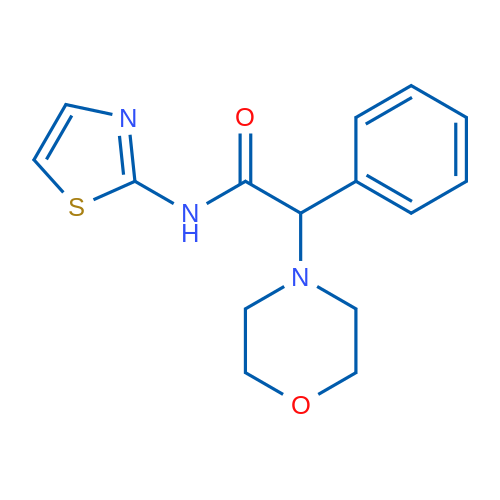 2-(Morpholin-4-yl)-2-phenyl-N-(1,3-thiazol-2-yl)acetamide 1g