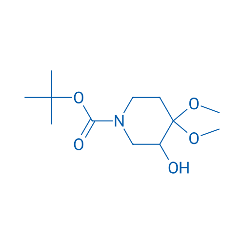 tert-Butyl 3-hydroxy-4,4-dimethoxypiperidine-1-carboxylate 5g