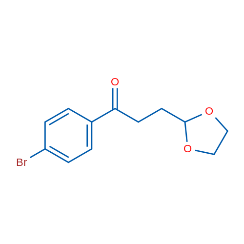 1-(4-Bromophenyl)-3-(1,3-dioxolan-2-yl)propan-1-one 1g