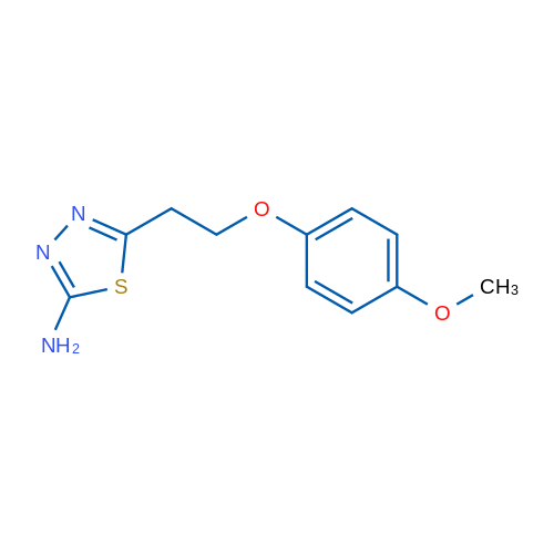 5-(2-(4-Methoxyphenoxy)ethyl)-1,3,4-thiadiazol-2-amine 1g