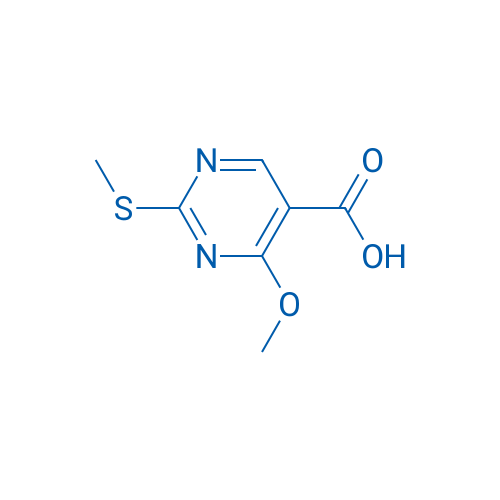 4-Methoxy-2-(methylthio)-5-pyrimidinecarboxylic acid 100mg