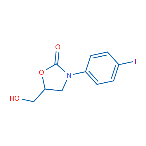 5-(Hydroxymethyl)-3-(4-iodophenyl)oxazolidin-2-one 1g